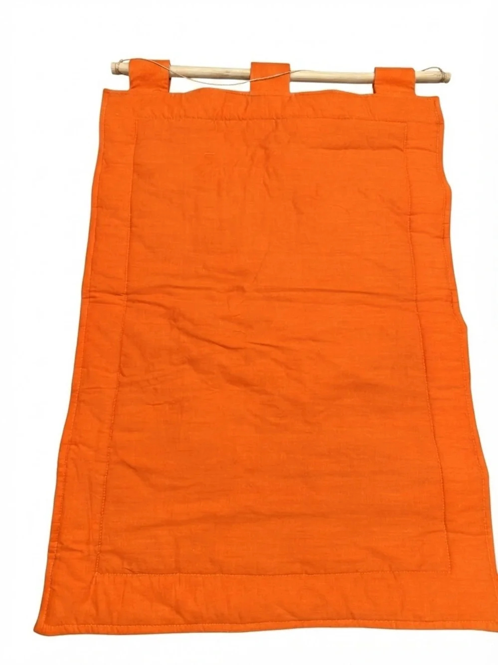Halloween Pumpkin Wall Hanging Quilt - Orange, Blue & Green